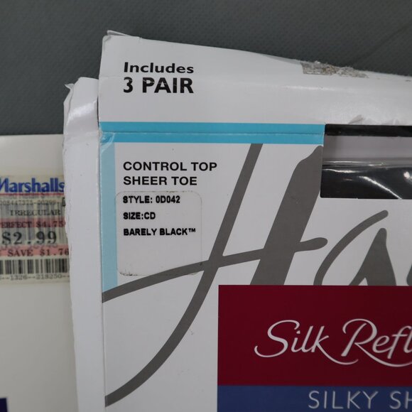 Silky Sheer Panty Hose Bundle Womens C/D Vintage Y2K Classic Romantic Coquette - Picture 4 of 9